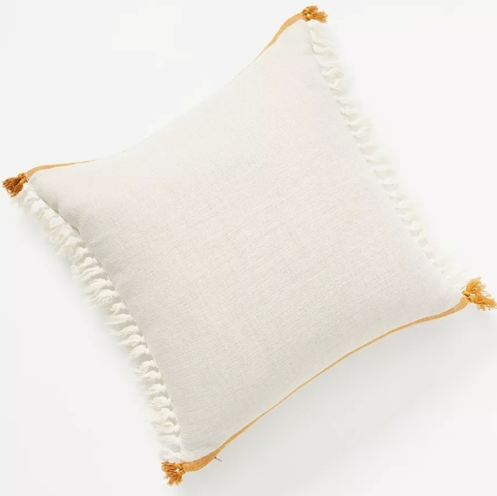 Set of 2 Anthropologie Color-tipped Pillows